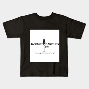 Mentors and Mimosas Black Logo Kids T-Shirt